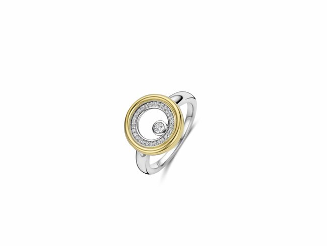 Ti Sento | Bague | Argent | Plaqué Or | Oxyde De Zirconium | 12456ZY