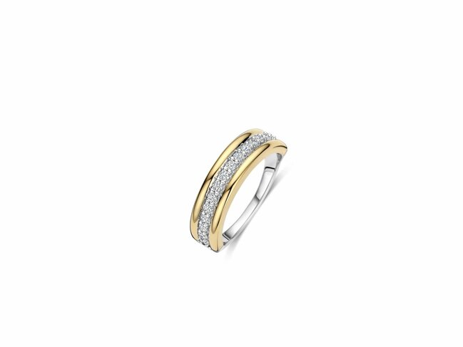 Ti Sento | Bague | Argent | Plaqué Or | Oxyde De Zirconium | 12445ZY