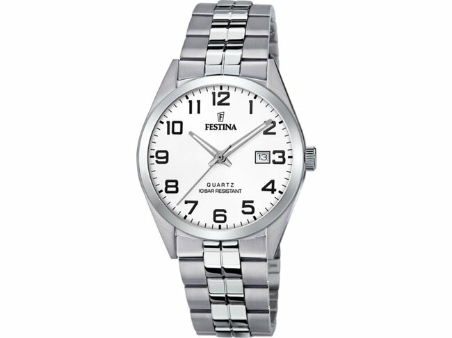 Festina | Homme | Quartz | Acier Inoxydable | Blanc | ø40mm | F20437/1