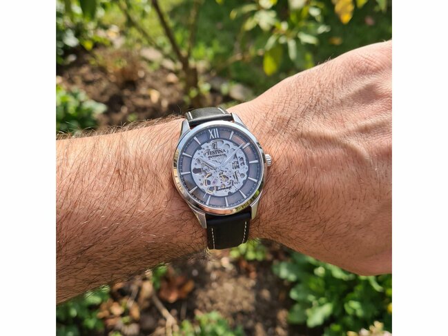 Festina | Homme | Automatique | Squelette | Cuir Noir | 42.8mm| F20793/1