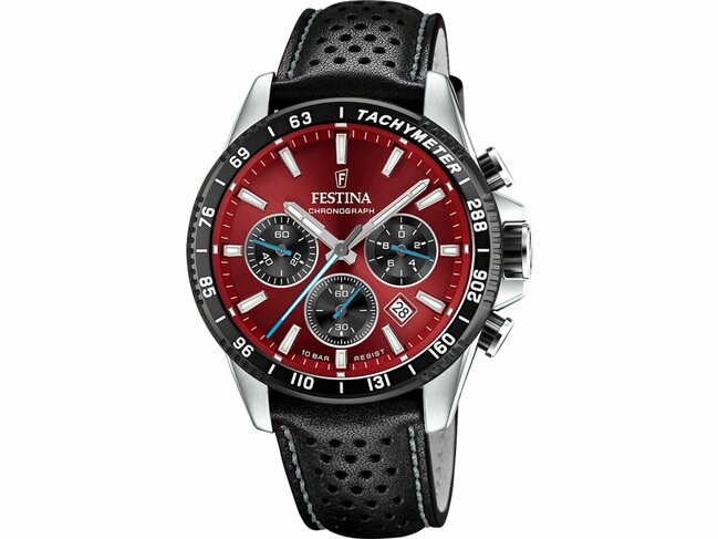 Festina | Homme | Quartz | Chrono | Cuir Noir | F20561/7