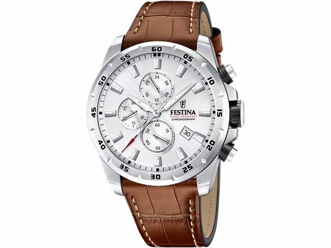Festina | Homme | Quartz | Chrono | Cuir Marron| F20692/1
