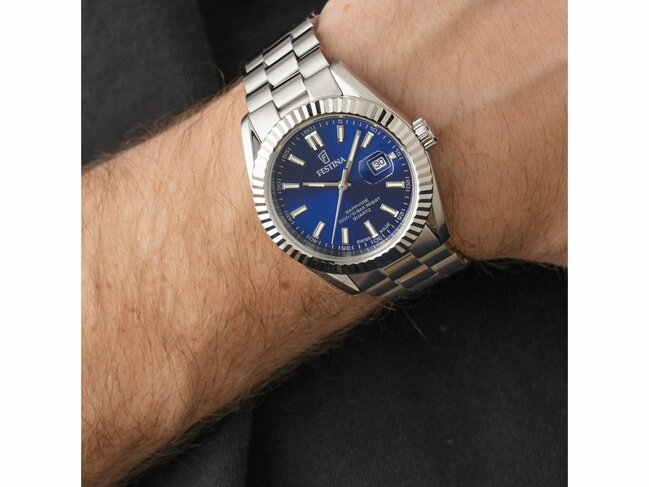 Festina | Homme | Quartz | Swiss Made | Acier Inoxydable | 39.5mm | F20084/B