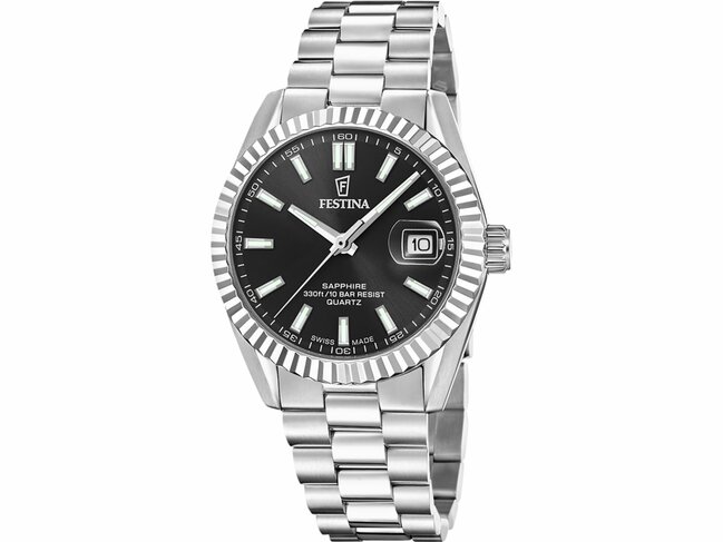 Festina | Homme | Quartz | Swiss Made | Acier Inoxydable | 39.5mm | F20084/D