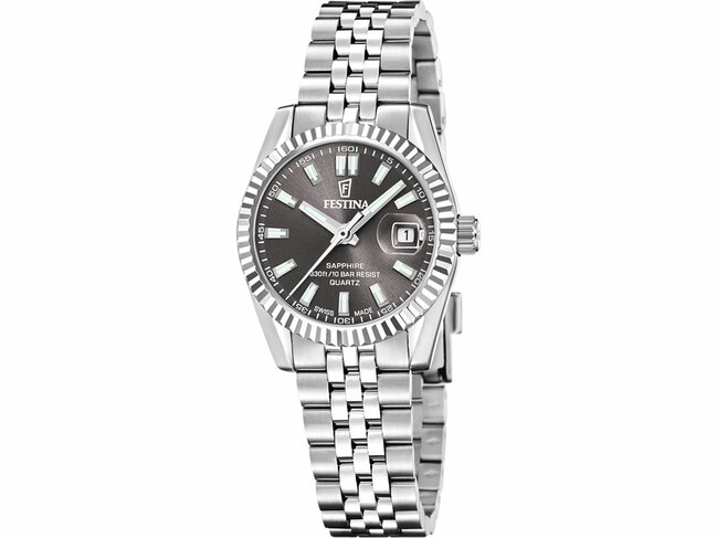 Festina | Femme | Quartz | Swiss Made | Acier Inoxydable | 28.5mm | F20087/6