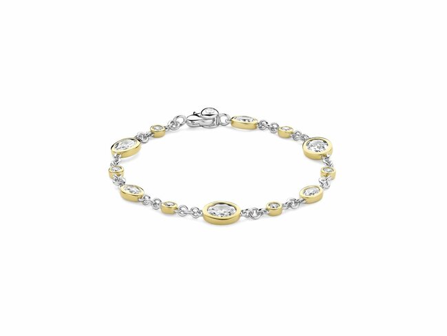 Ti Sento | Bracelet | Argent | Plaqué Or | Oxyde De Zirconium | 23108ZY