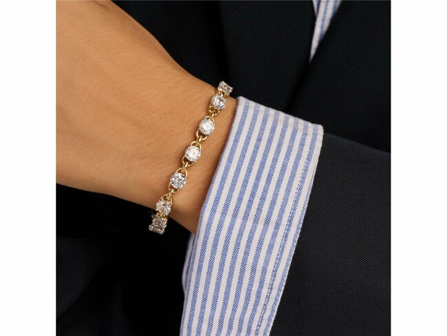 Ti Sento | Bracelet | Argent | Plaqué Or | Oxyde De Zirconium | 23109ZY