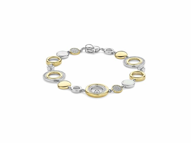 Ti Sento | Bracelet | Argent | Plaqué Or | Oxyde De Zirconium | 23113ZY