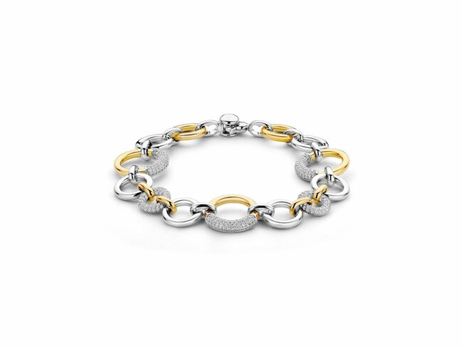 Ti Sento | Bracelet | Argent | Plaqué Or | Oxyde De Zirconium | 23102ZY