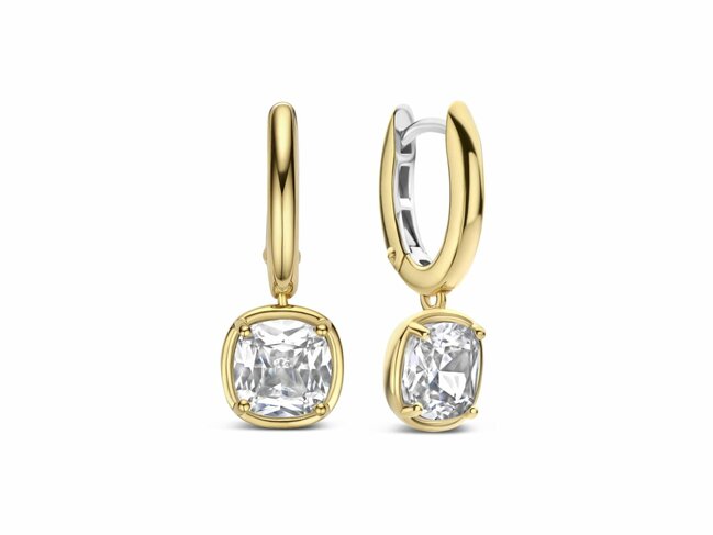 Ti Sento | Boucles D'Oreilles | Argent | Plaqué Or | Oxyde De Zirconium | 78105ZY
