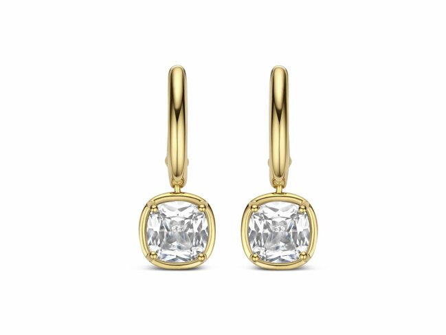 Ti Sento | Boucles D'Oreilles | Argent | Plaqué Or | Oxyde De Zirconium | 78105ZY