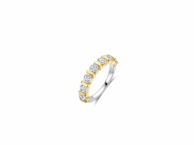 Ti Sento | Bague | Argent | Plaqué Or | Oxyde De Zirconium | 12434ZY
