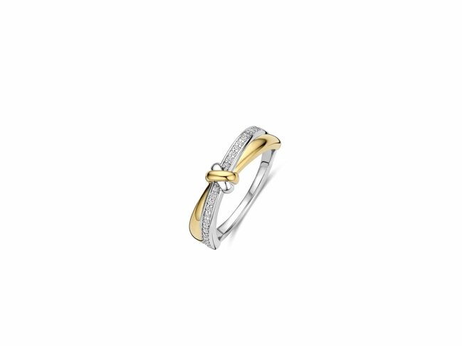 Ti Sento | Bague | Argent | Plaqué Or | Oxyde De Zirconium | 12443ZY