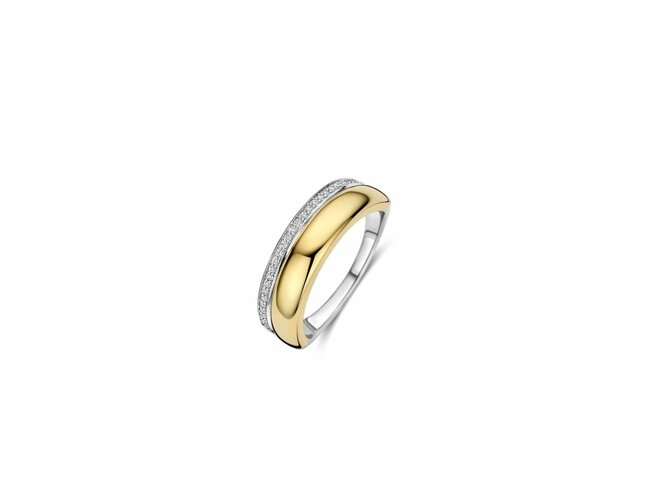 Ti Sento | Bague | Argent | Plaqué Or | Oxyde De Zirconium | 12448ZY