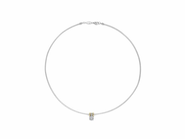 Ti Sento | Collier | Rigide | Argent | Plaqué Or | 34142ZY
