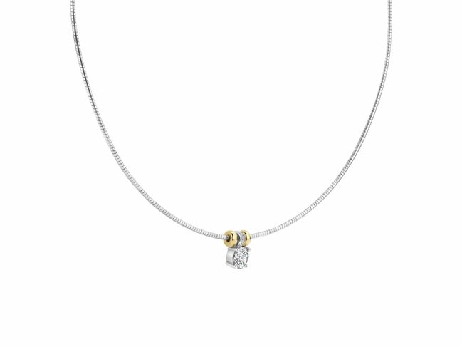 Ti Sento | Collier | Rigide | Argent | Plaqué Or | 34142ZY