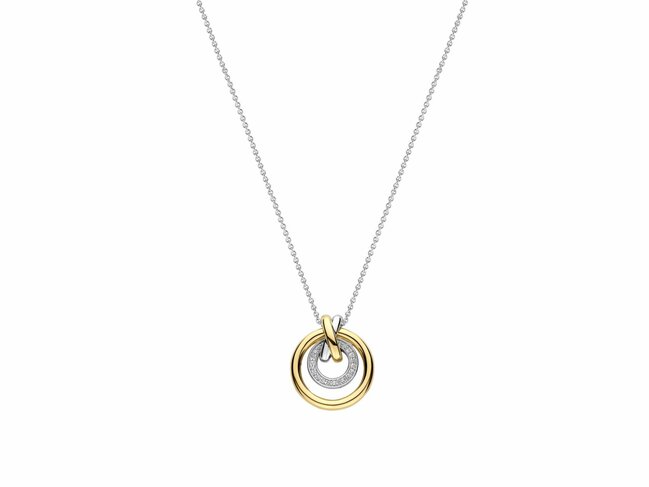 Ti Sento | Collier | Argent | Plaqué Or | Oxyde De Zirconium | 34141ZY