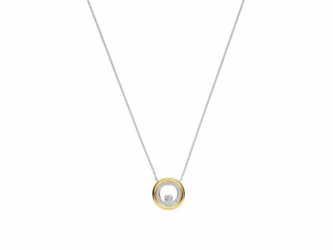 Ti Sento | Collier | Argent | Plaqué Or | Oxyde De Zirconium | 34148ZY