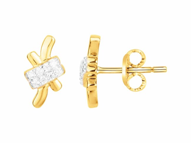 Loumya Silver | Boucles d'Oreilles | Plaqué Or | Oxyde de Zirconium | 76400092BJ