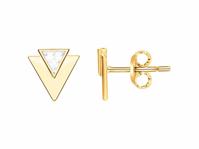 Loumya Silver | Boucles d'Oreilles | Plaqué Or | Oxyde de Zirconium | 76400112