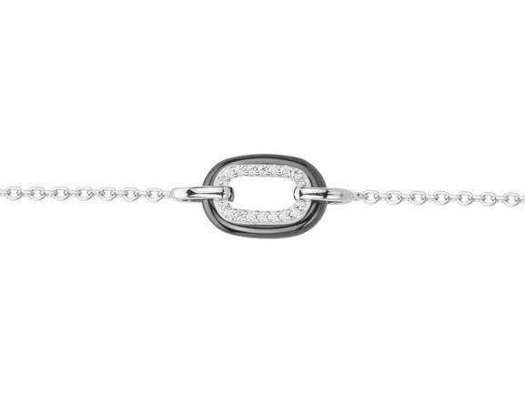 Loumya Silver | Bracelet | Argent | Céramique | Oxyde de Zirconium | 1-32-0137