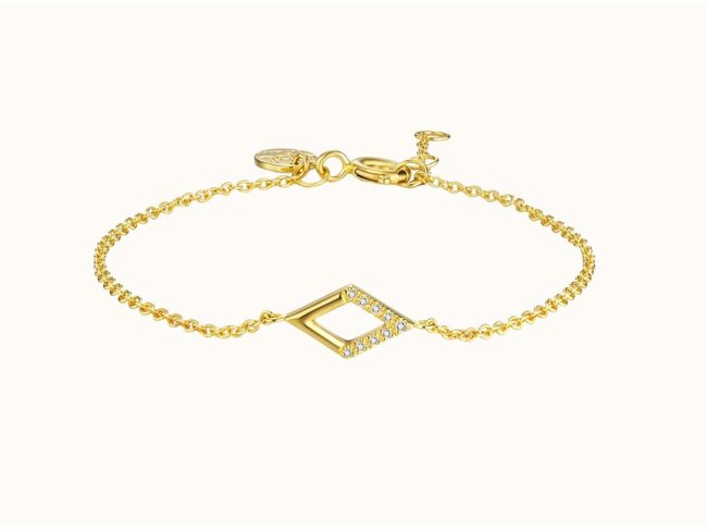 Diamanti Per Tutti | Bracelet | Plaqué Or | Diamants 0.0270cts | M2540-3S1