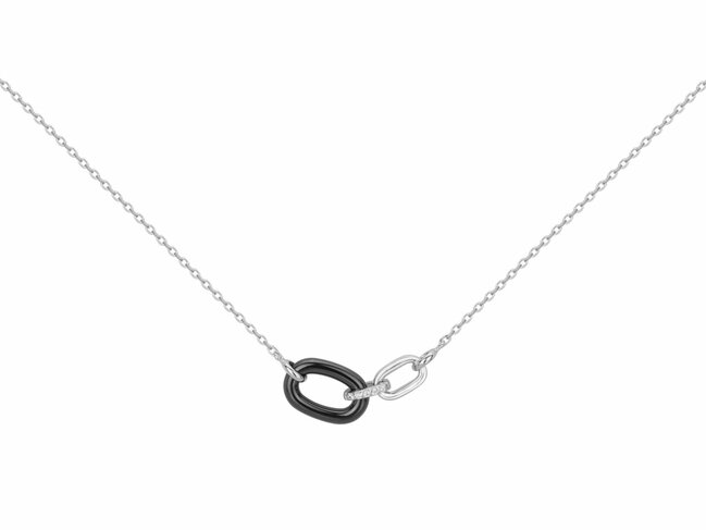 Loumya Silver | Collier | Argent | Céramique | Oxyde de Zirconium | 1-72-0218