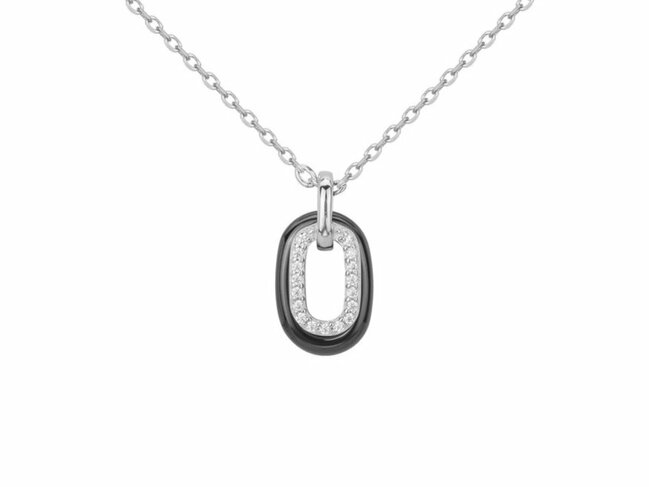 Loumya Silver | Collier | Argent | Céramique | Oxyde de Zirconium | 1-72-0221
