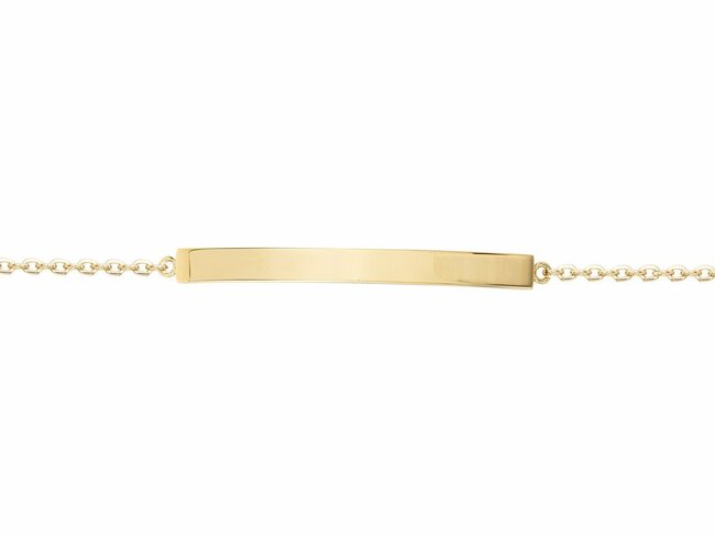 Loumya Steel | Bracelet | Pvd Jaune | Identité Personnalisable | 832-357.J