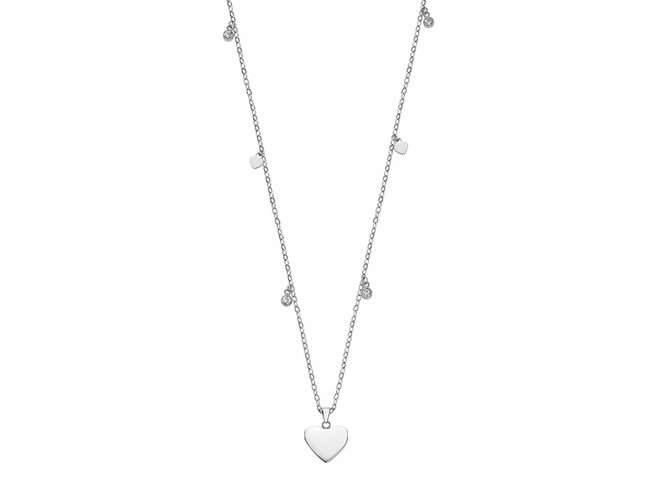 Lotus Style | Collier | Acier | Coeur | LS2558/1/1