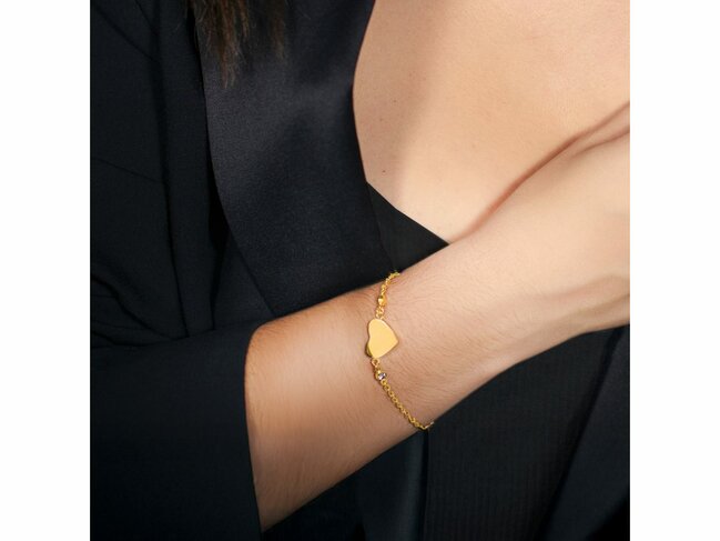 Lotus Style | Bracelet | Acier | Doré | Oxyde De Zirconium | LS2558-2/2