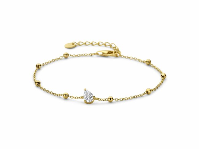 Naiomy Silver | Bracelet | Plaqué Or | Oxyde de Zirconium | N6S78
