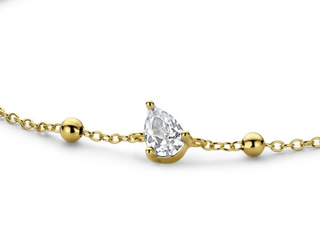 Naiomy Silver | Bracelet | Plaqué Or | Oxyde de Zirconium | N6S78