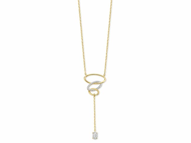 Naiomy Silver | Collier | Plaqué Or | Oxyde de Zirconium | N6I51