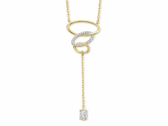 Naiomy Silver | Collier | Plaqué Or | Oxyde de Zirconium | N6I51