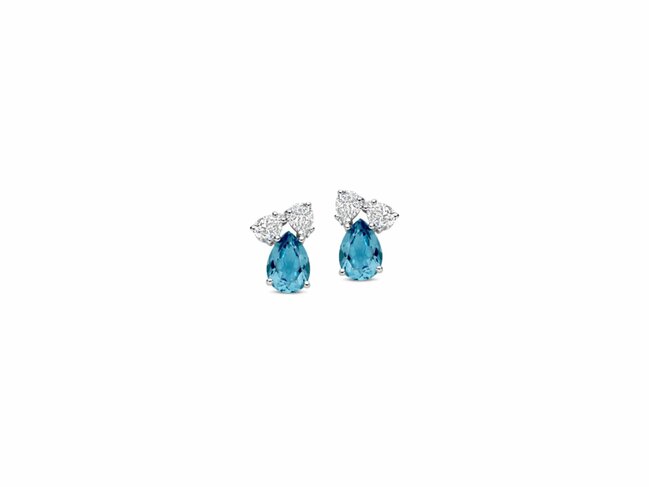 Naiomy Silver | Boucles d'Oreilles | Argent | Oxyde de Zirconium | N6E56
