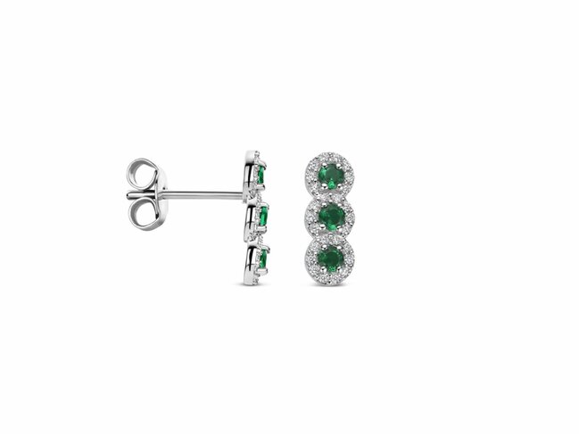 Naiomy Silver | Boucles d'Oreilles | Argent | Oxyde de Zirconium | N6R60