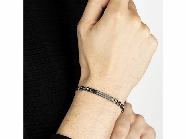 Lotus Style | Bracelet | Acier | Noir | LS2595-2/2