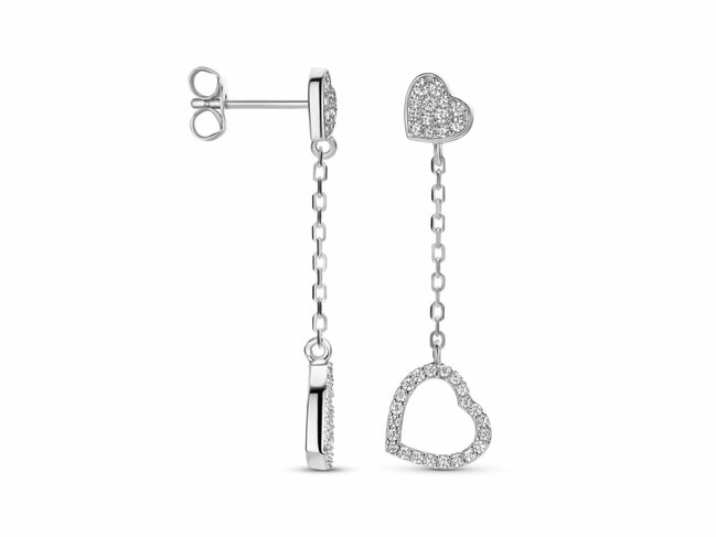 Naiomy Silver | Boucles d'Oreilles | Argent | Oxyde de Zirconium | N6Q62