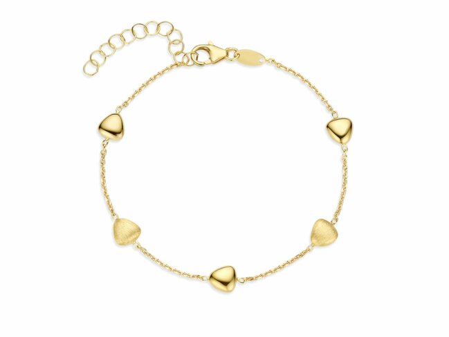 Naiomy Silver | Bracelet | Plaqué Or | N6J57