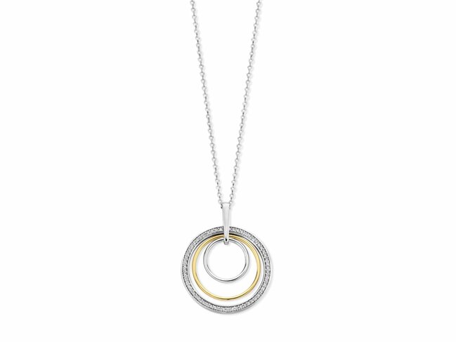 Naiomy Silver | Collier | Argent Bicolore | Oxyde de Zirconium | N6D57
