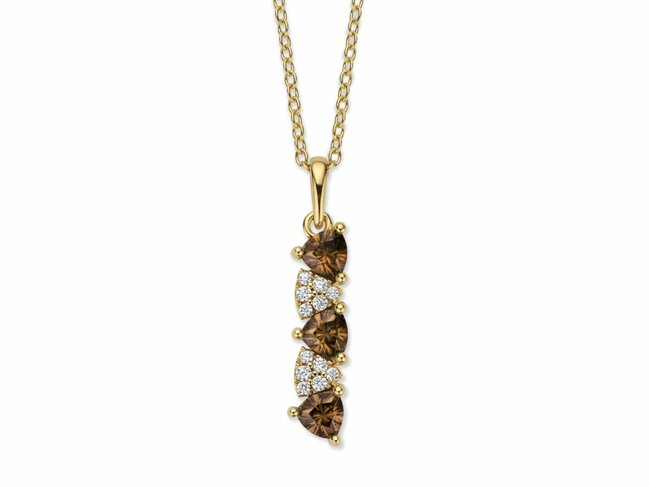 Naiomy Silver | Collier | Plaqué Or | Oxyde de Zirconium | N6O55