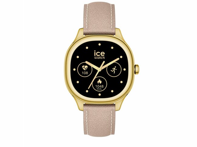 Ice-Watch | Ice Smart Mimi | Doré | Cuir Taupe | Amoled 1.04| 36mm | 026250