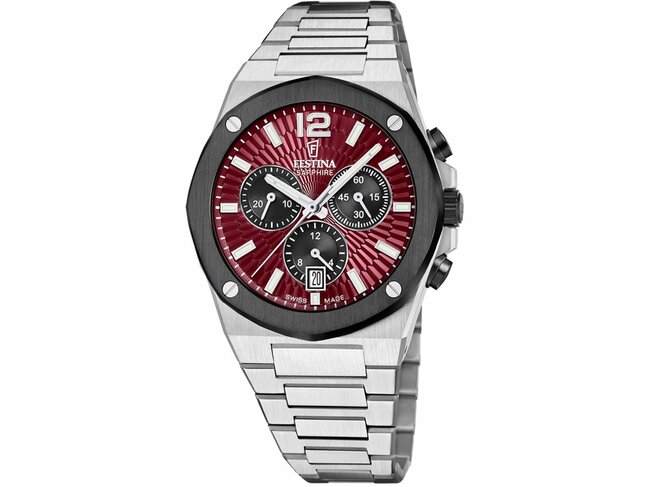 Festina | Homme | Quartz | Chrono | Swiss Made Vallée | 42.6mm |  F22017/1