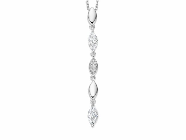 Naiomy Silver | Collier | Argent | Oxyde de Zirconium | N6M51