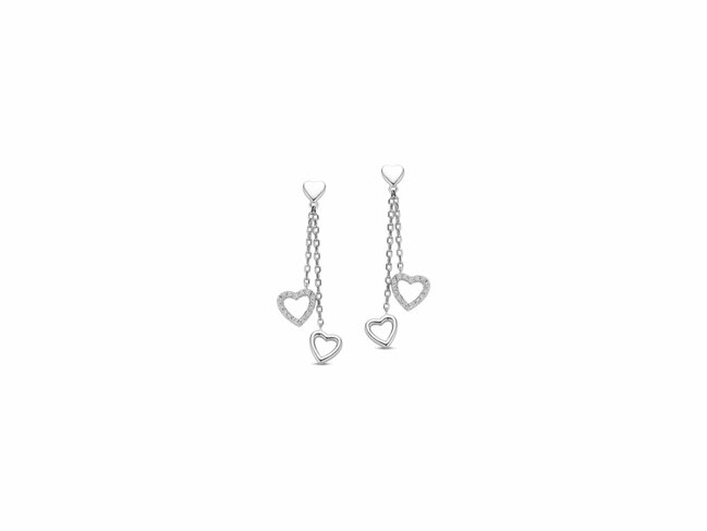 Naiomy Silver | Boucles d'Oreilles | Argent | Oxyde de Zirconium | N6H55