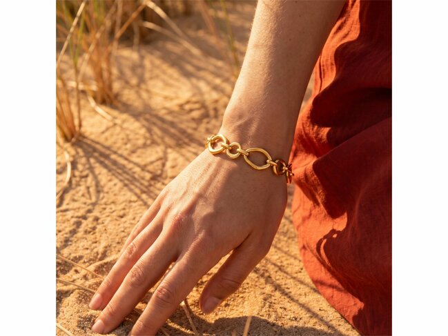 Lotus Style | Bracelet | Acier | Doré | LS2673-2/2