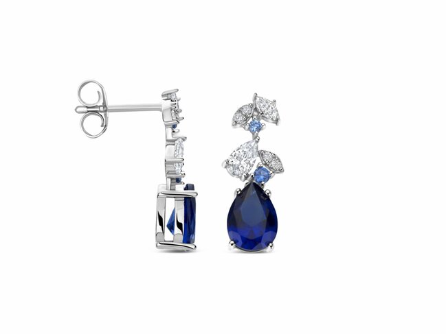 Naiomy Silver | Boucles d'Oreilles | Argent | Oxyde de Zirconium | N6O58