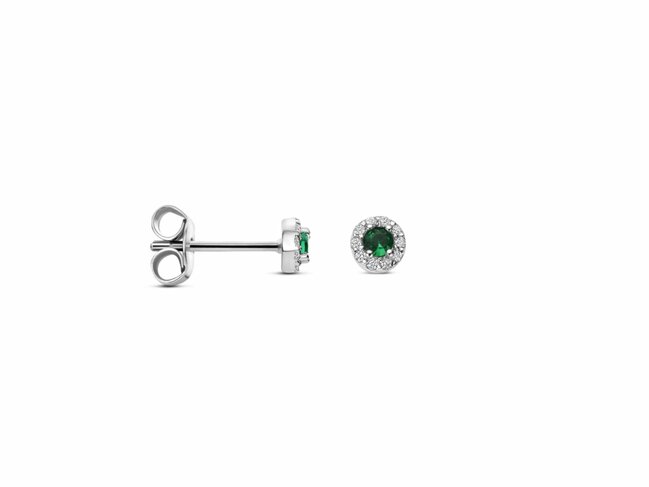 Naiomy Silver | Boucles d'Oreilles | Argent | Oxyde de Zirconium | N6R59