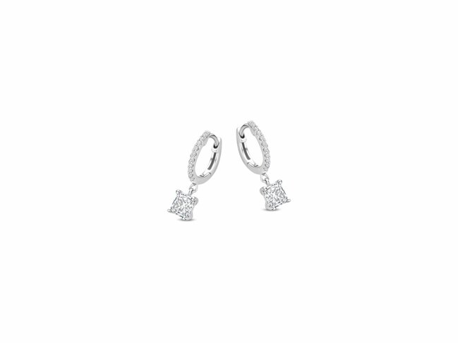Naiomy Silver | Boucles d'Oreilles | Argent | Oxyde de Zirconium | N6F54